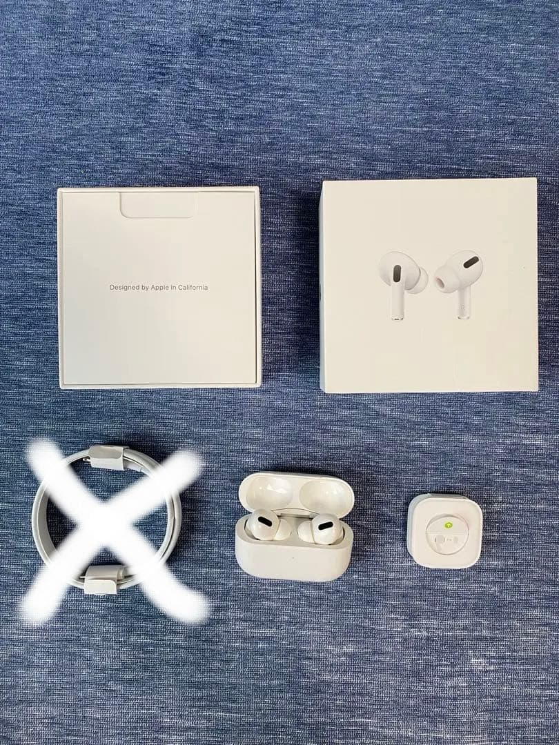 【正規品・美品】 AirPods Pro MWP22J/A 箱付き　付属品付き