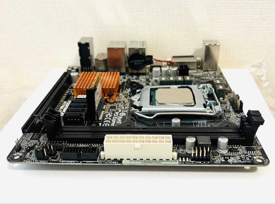 Asrock H170M-ITX/ac＋Core i5-7500＋CPUクーラー