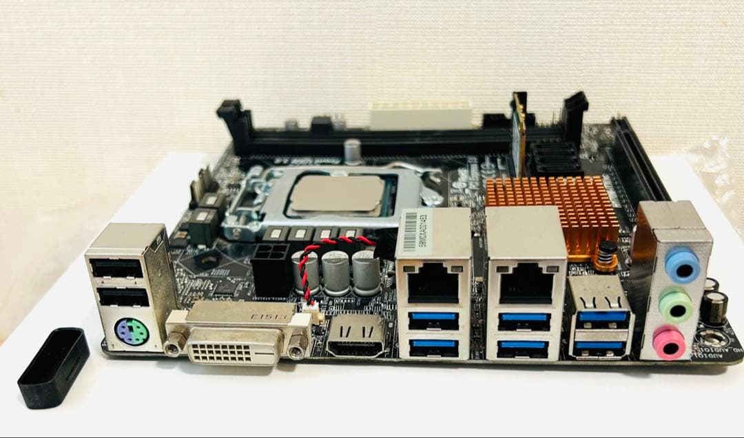 Asrock H170M-ITX/ac＋Core i5-7500＋CPUクーラー
