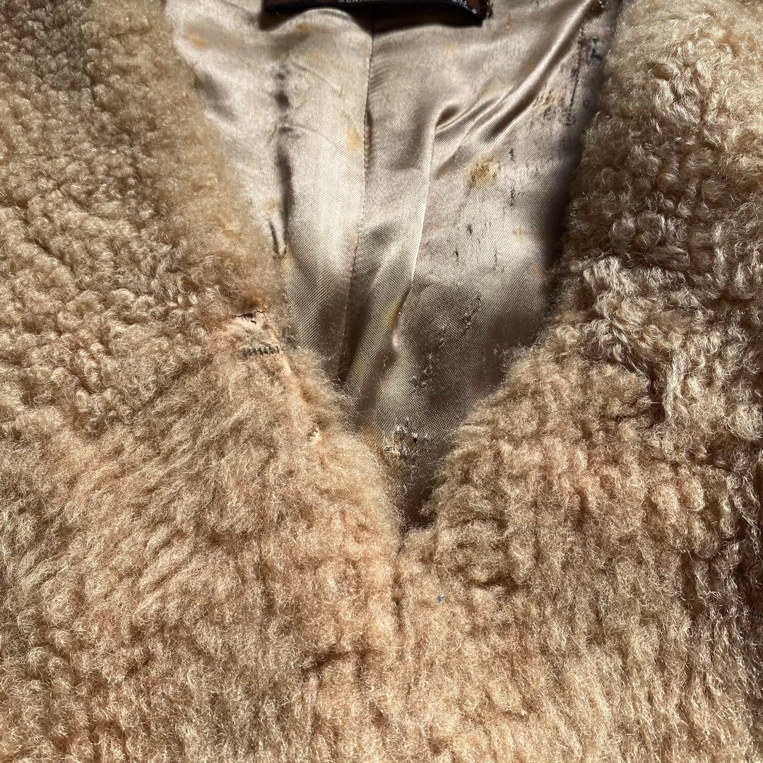 50s ビンテージ ファー ベスト テディベア 60s 70s KODIAK