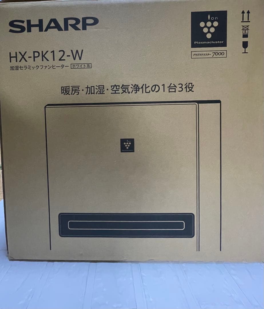 SHARP HX-PK12-W 加湿セラミックファンヒーター