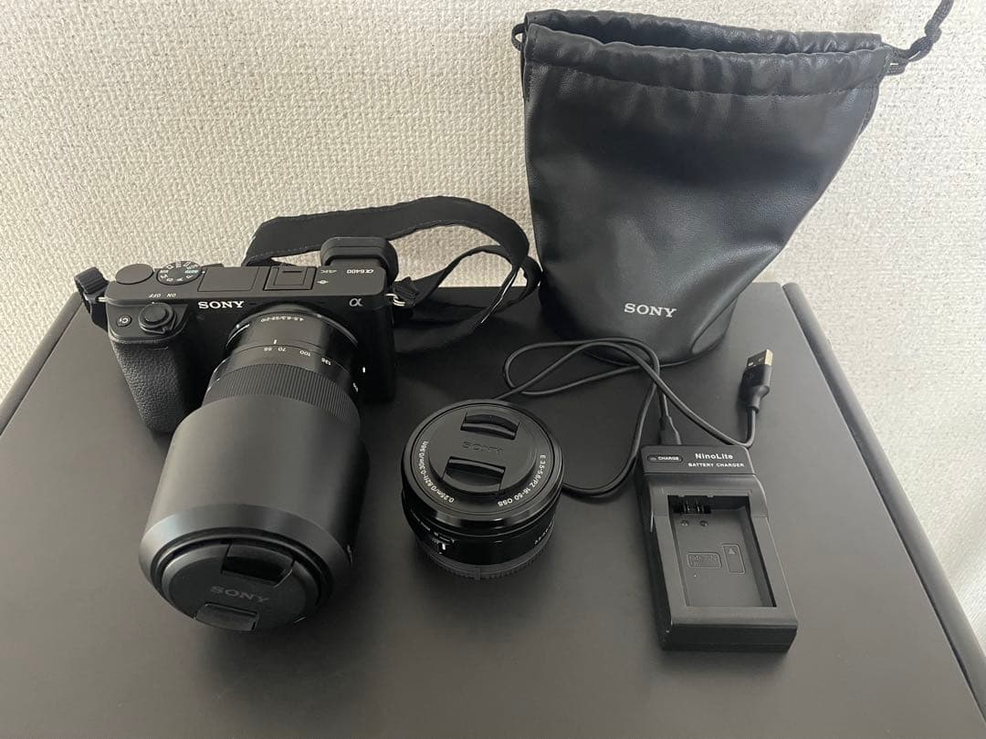 【ショット数4960回】SONY α6400,16-50,55-210レンズ