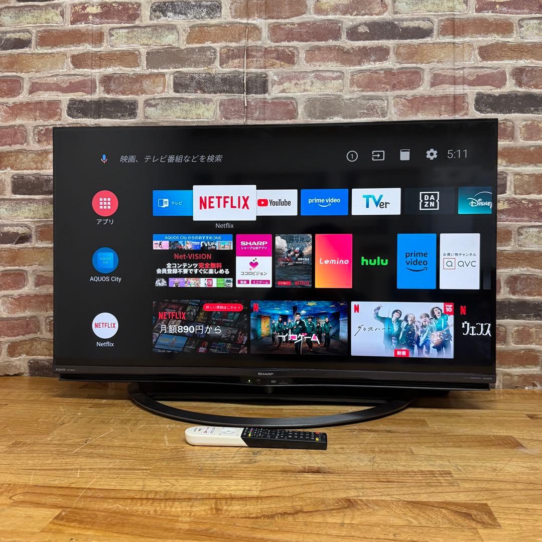 シャープ 40V型 4K 液晶テレビ Android TV 4T-C40AJ1