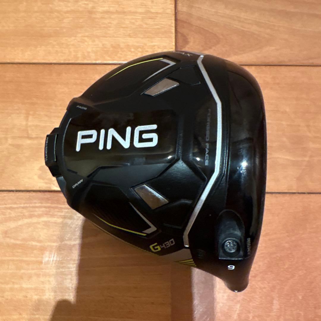 たこたこ　PING ピン G430 MAXドライバー ヘッド9度