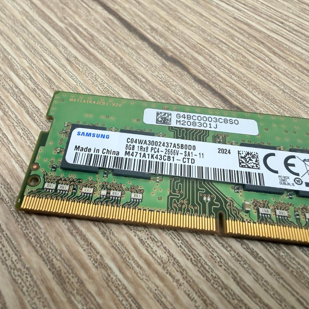 SAMSUNG DDR4-2666V 8GB メモリ2枚セット