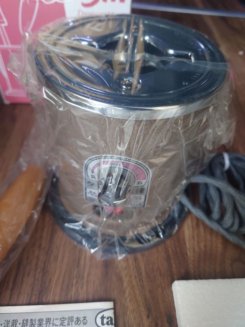 完全未使用　タキイ 電化鏝　 和裁コテ　和裁こて　ランプ付　鏝２本付