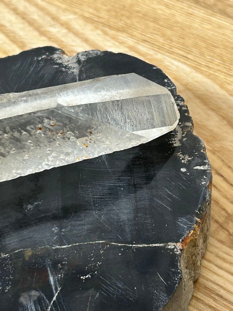 ディアマンティーナ産 スターブラリークォーツ 星屑を閉じ込めた高透明ポイント