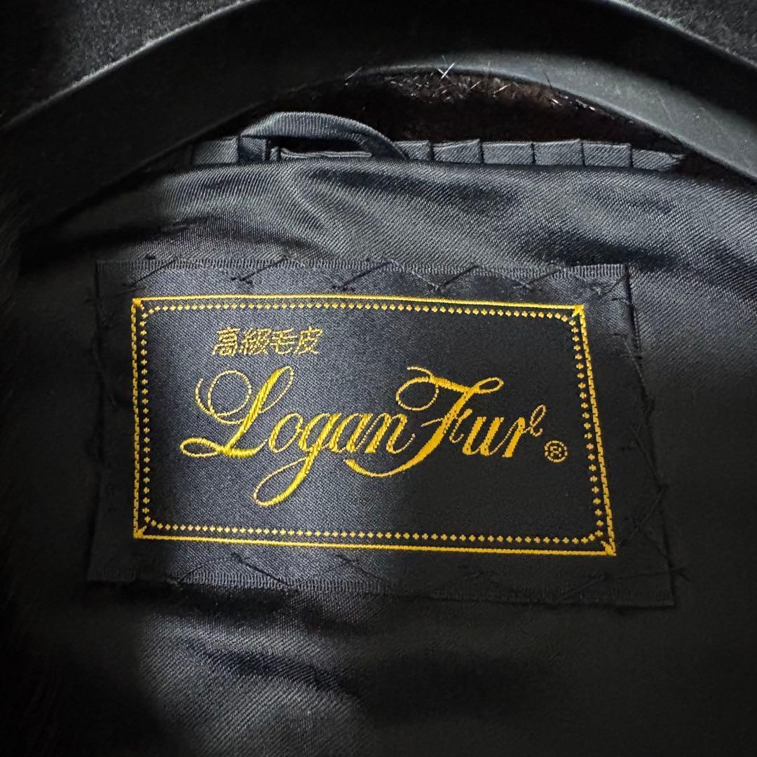 高級毛皮  FUR ブラックミンク 11号 ファーコート リアルファー