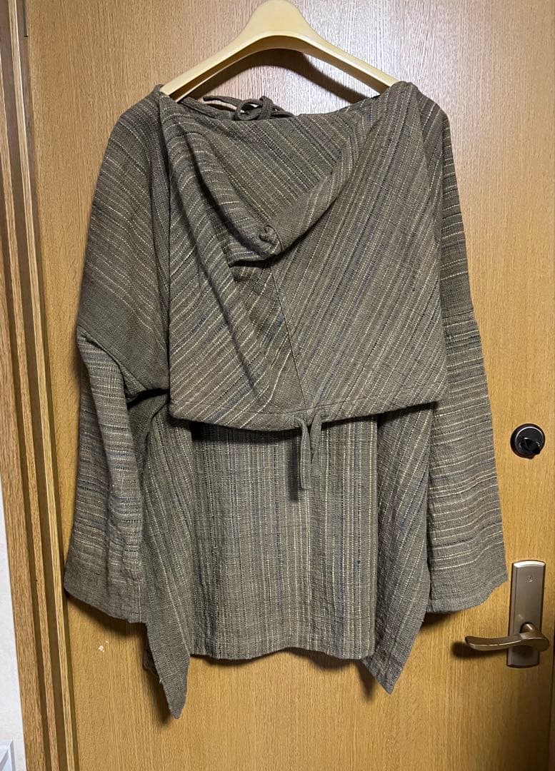 うさとの服　ストライプ長袖トップス