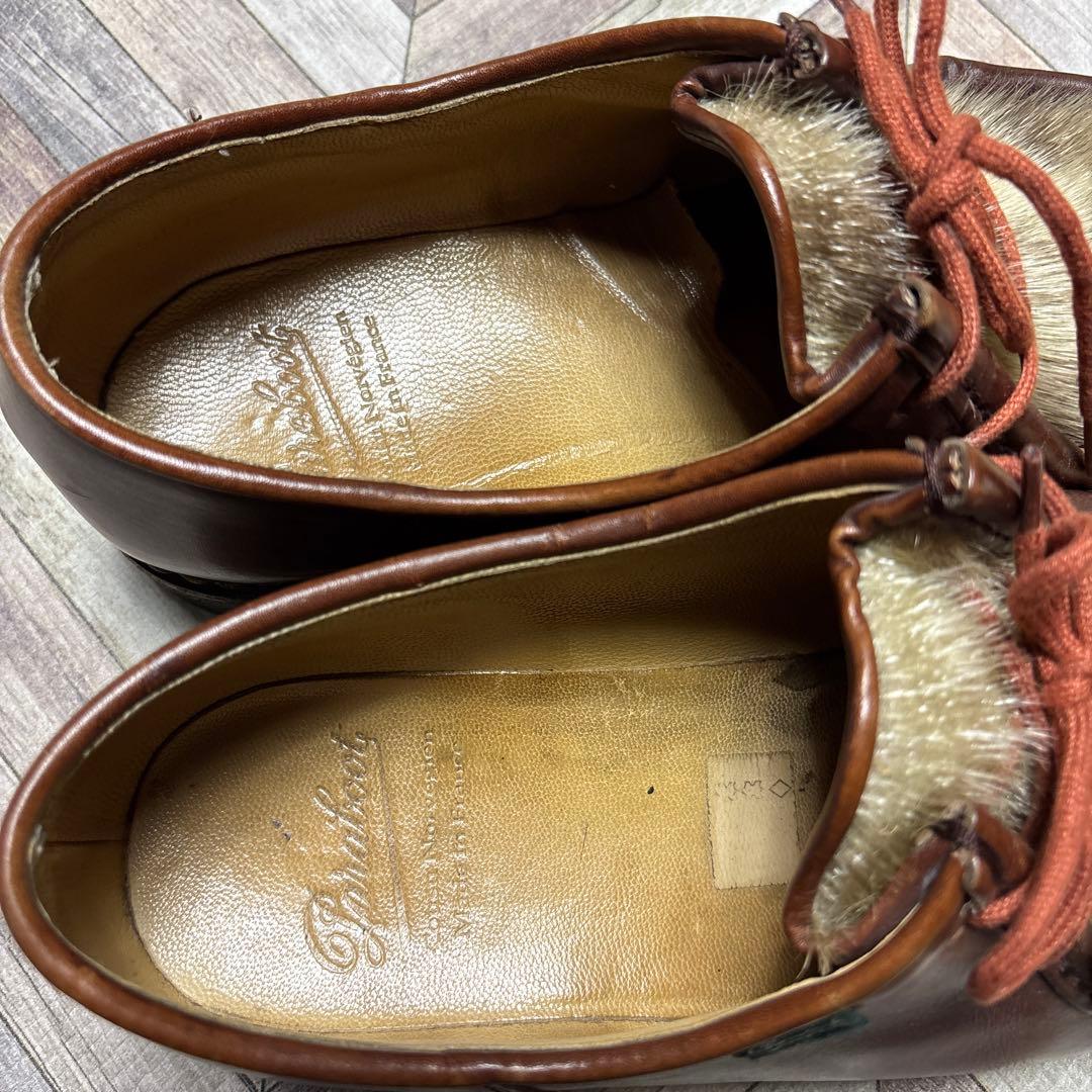 希少 Paraboot パラブーツ ミカエル フォック アザラシ 40 ブラウン