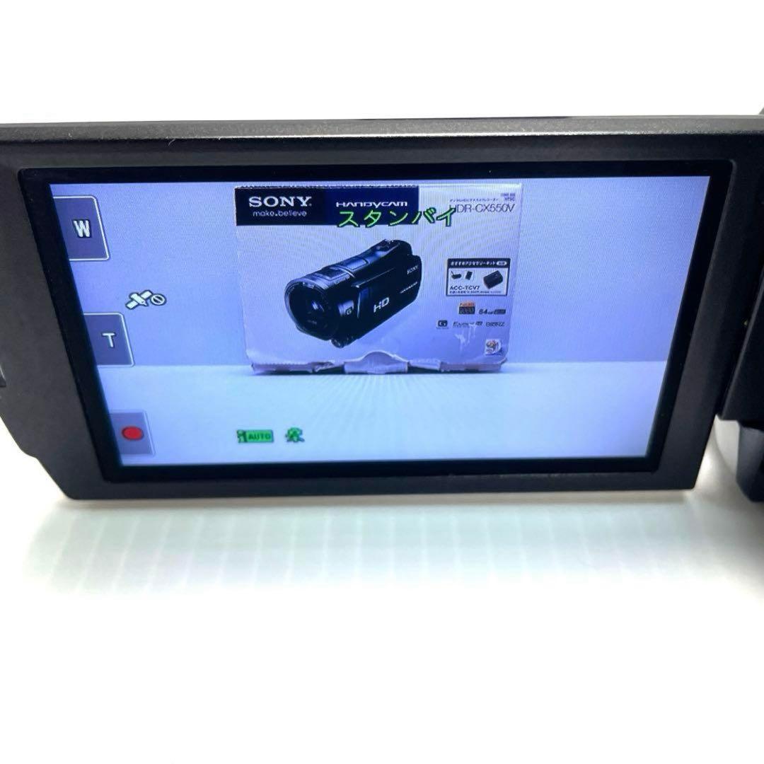 美品 SONY handycam HDR-CX550V ACC-TCV7