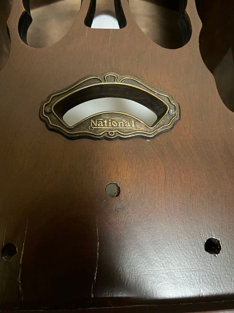 ナショナル受信機R-48号用キャビネット（シャーシは入っていません）