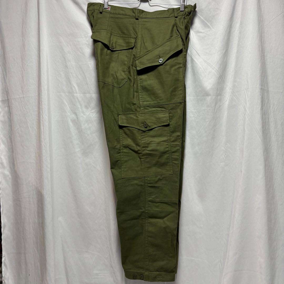 スウェーデン軍　60's コットン ユーティリティー カーゴパンツ　未使用　実物