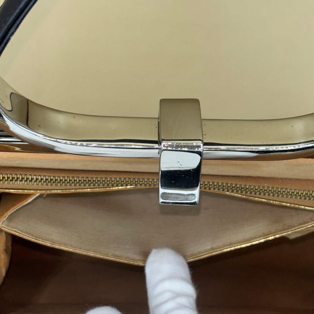 プチポアン風 ビーズ刺繍 花柄 ヴィンテージバッグ 英領香港 ハンドメイド