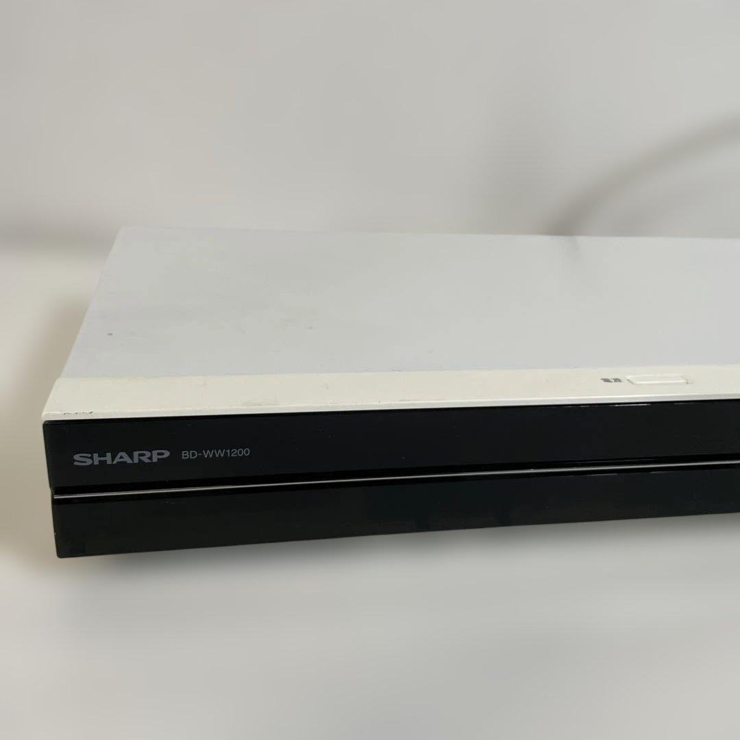 動作確認済SHARP ブルーレイレコーダー BD-WW1200