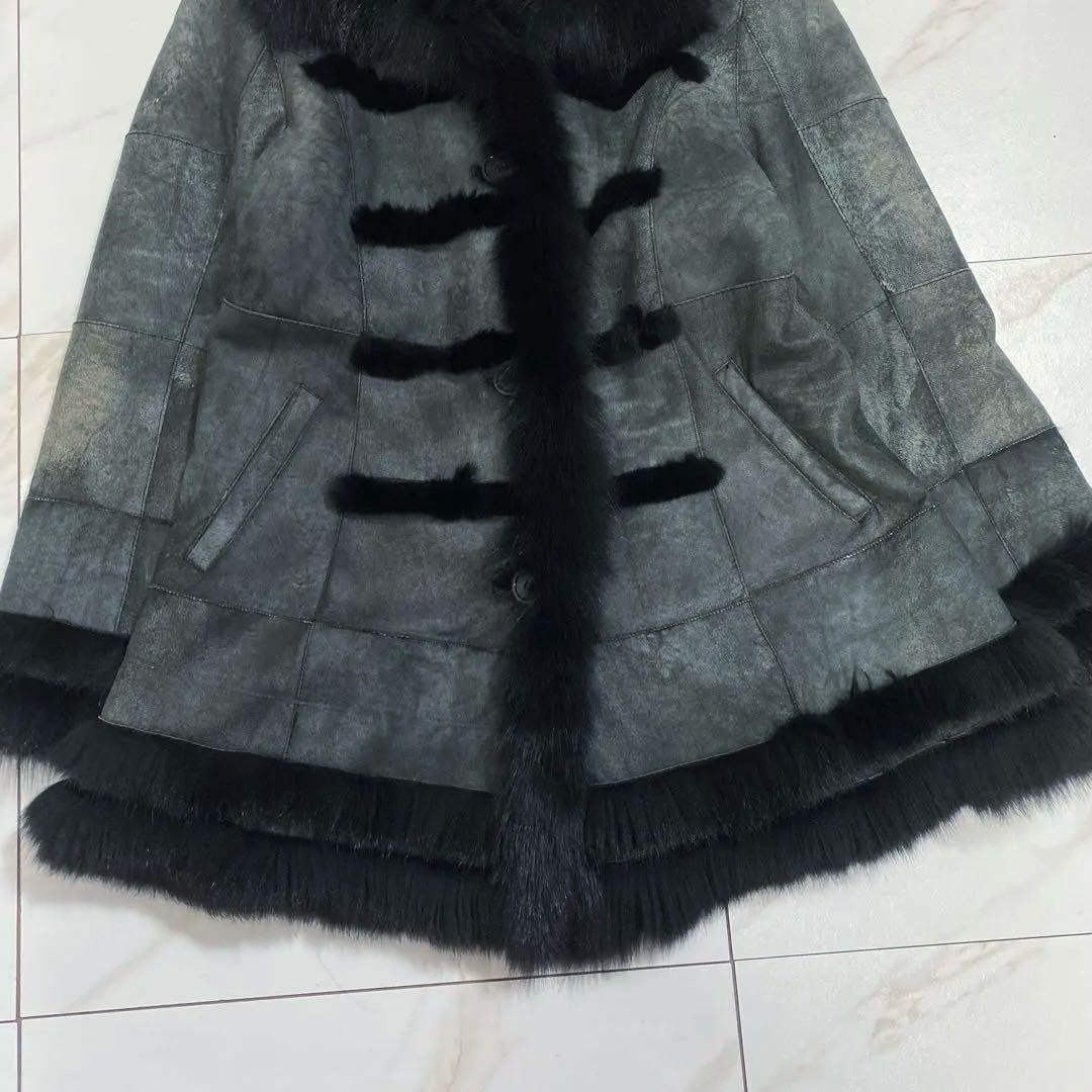 富和 レッキスラビット ブルーフォックス タイダイムートンチャイナジャケット