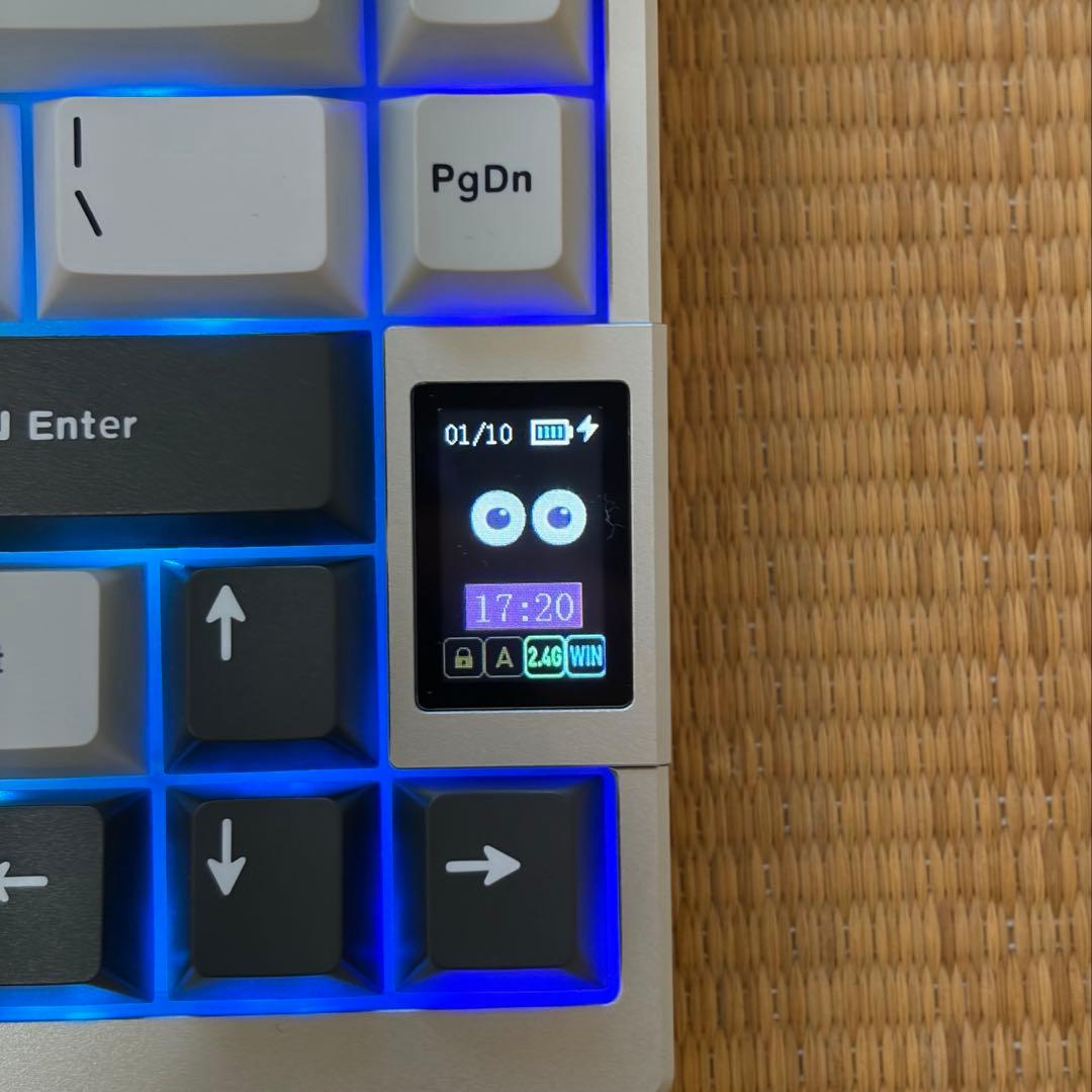 YUNZII AL80 シルバー Gateron Zero軸 75%