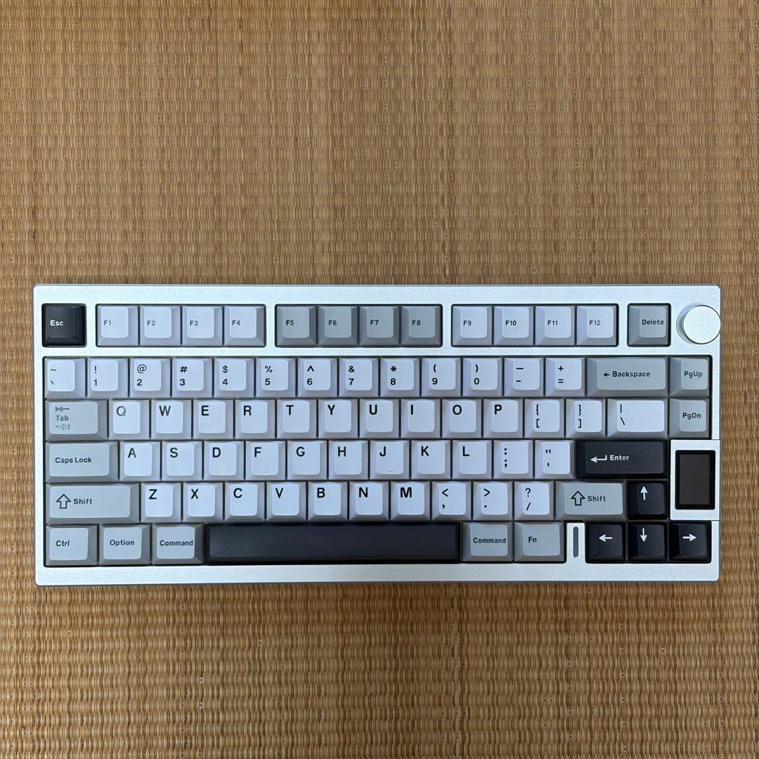YUNZII AL80 シルバー Gateron Zero軸 75%