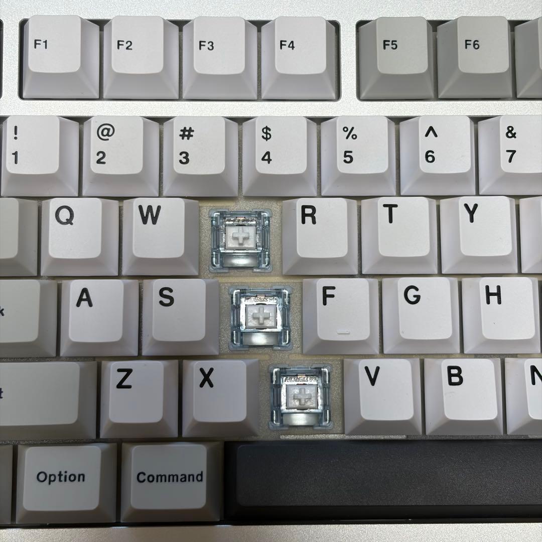 YUNZII AL80 シルバー Gateron Zero軸 75%