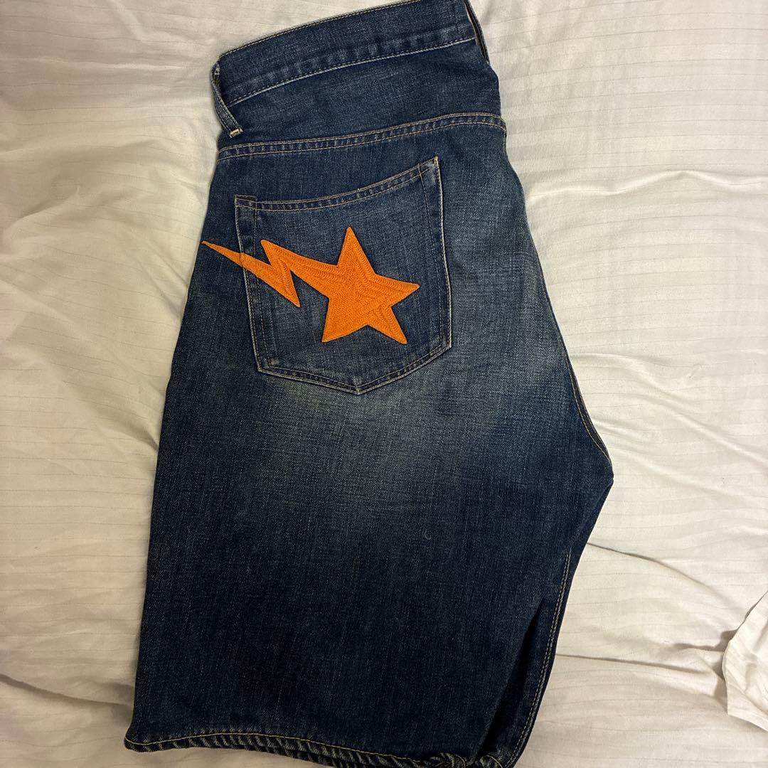 Bape デニムショーツ　ハーフパンツ