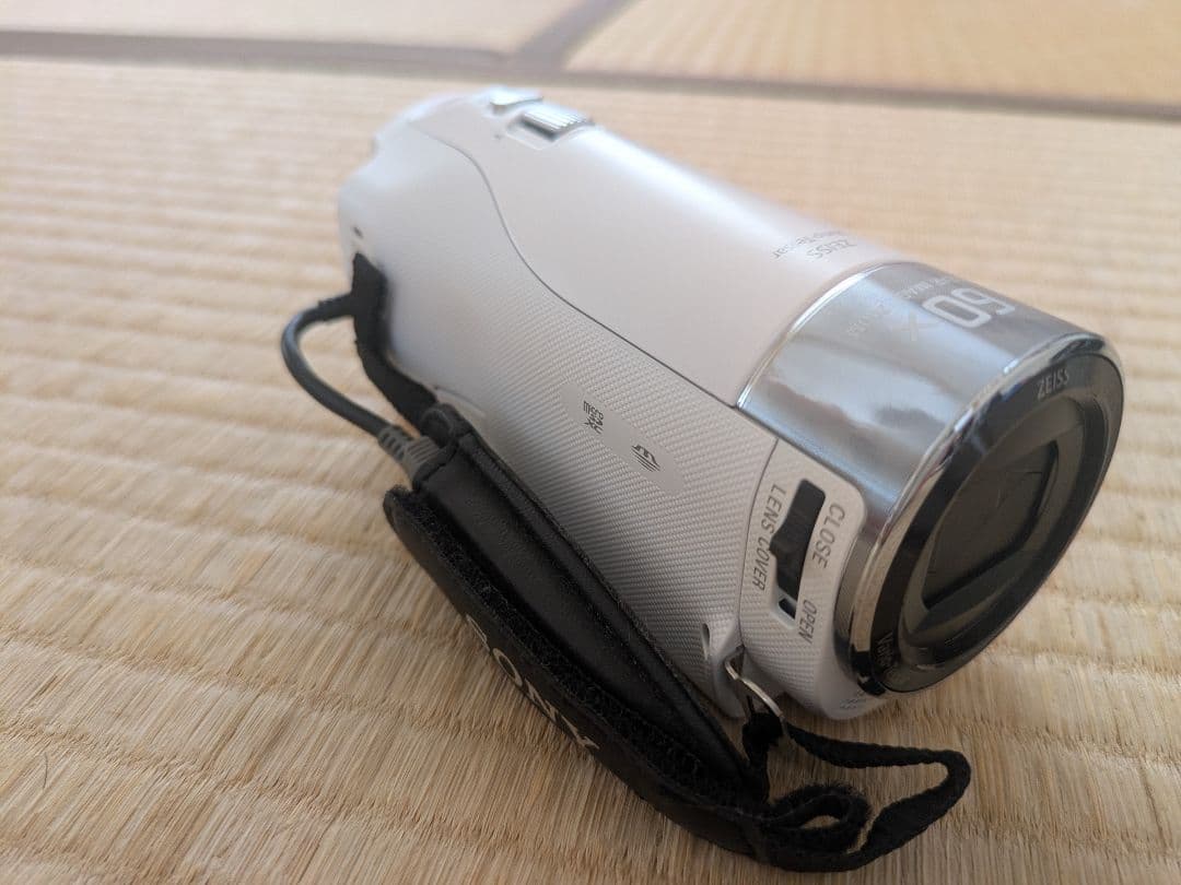 SONYビデオカメラHandycam HDR-CX470白＋SDカード128GB