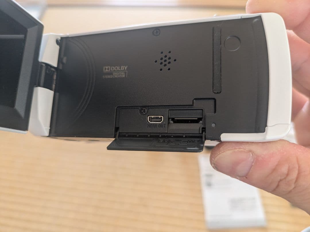 SONYビデオカメラHandycam HDR-CX470白＋SDカード128GB