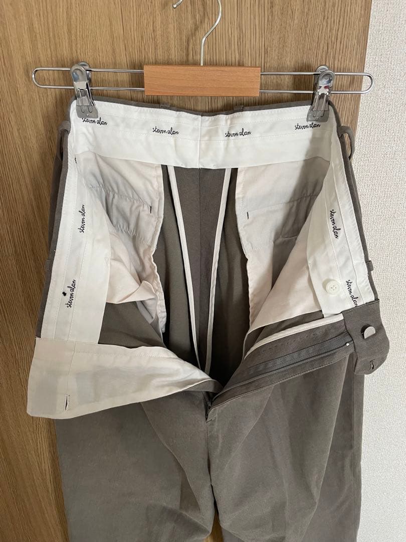 Steven Alanグレース ツイル イン ツープリーツ ドレス トラウザーズ