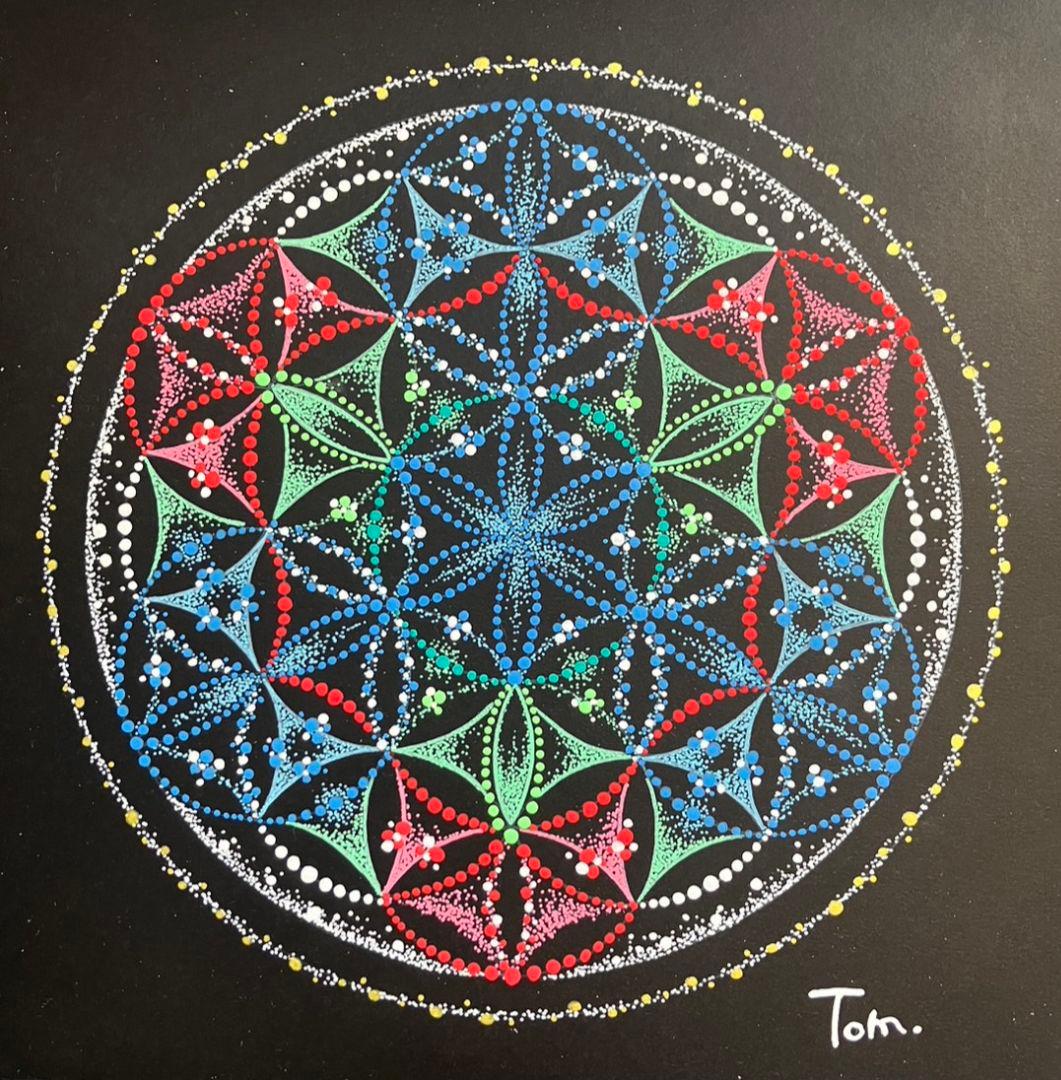 世界に一つ！あなただけの点描曼荼羅を描きます