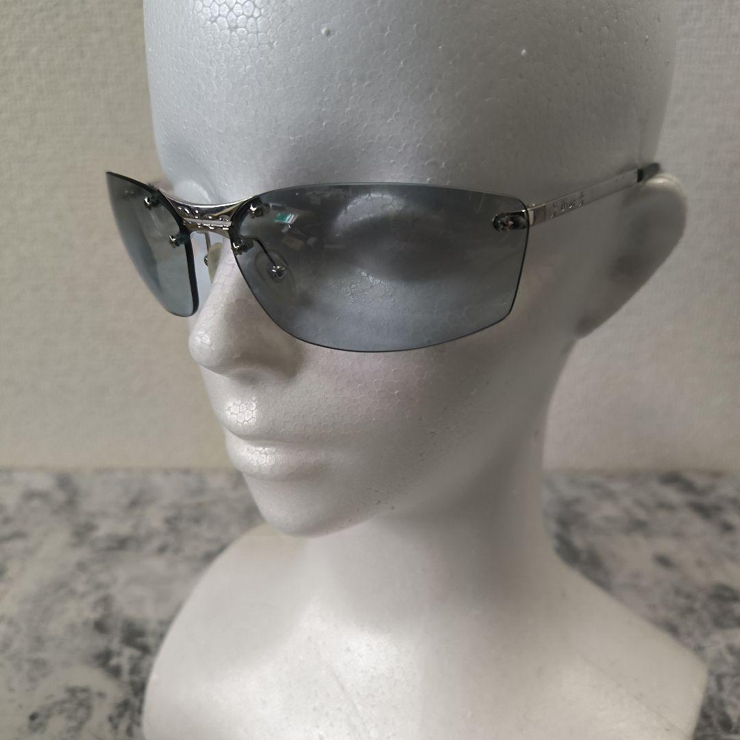 人気モデル/美品✨ChristianDior★リムレスサングラス/ライトブルー