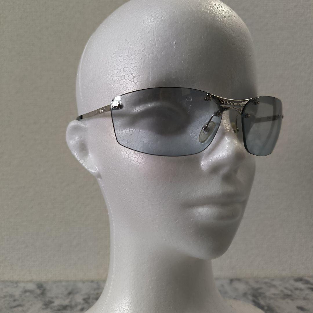 人気モデル/美品✨ChristianDior★リムレスサングラス/ライトブルー