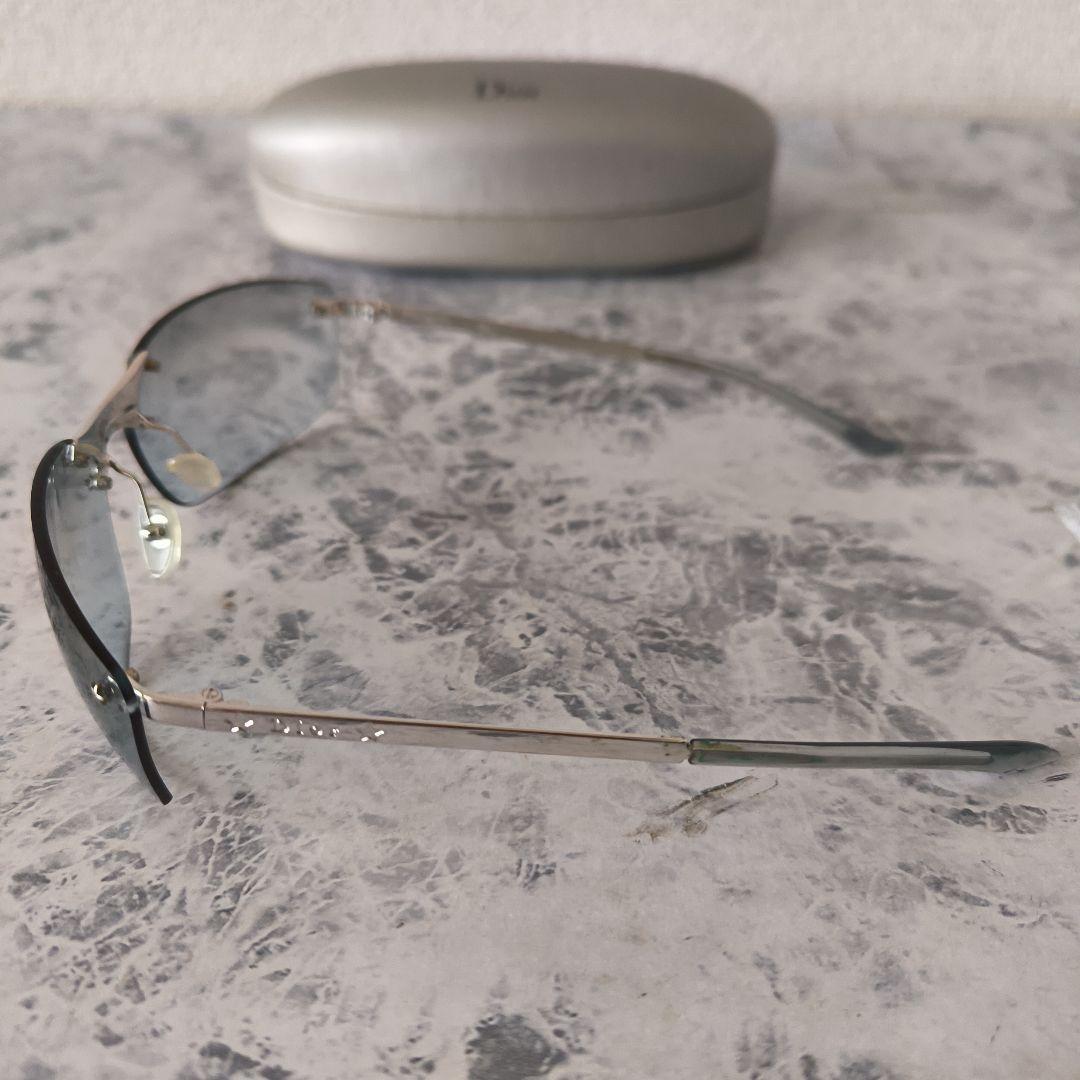 人気モデル/美品✨ChristianDior★リムレスサングラス/ライトブルー