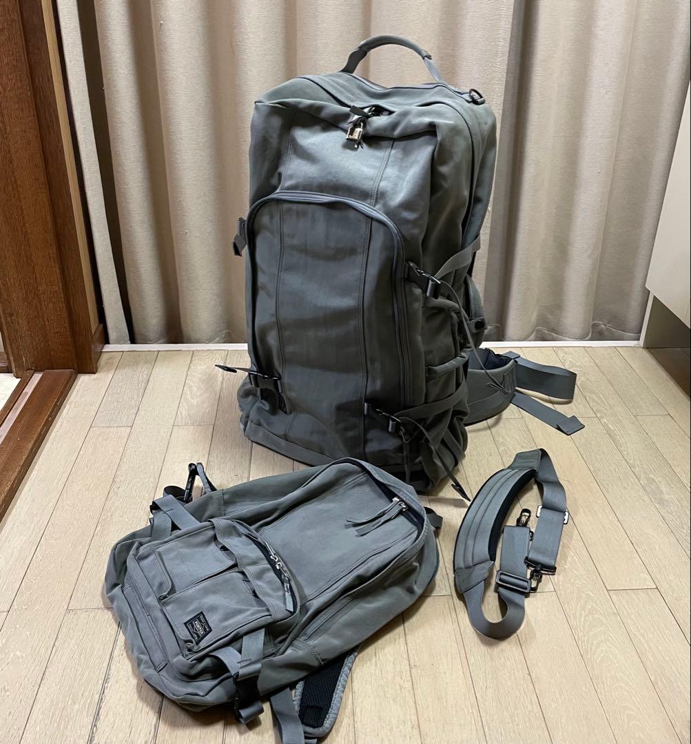 ポーター　トリップ　3WAY リュック　ボストンバッグ　グレー