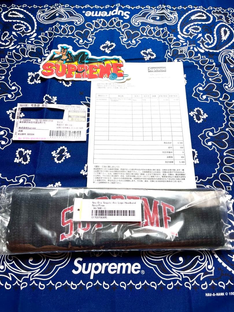 【希少レア 未開封品】シュプリーム ヘアバンド ニューエラ ヘッドバンド