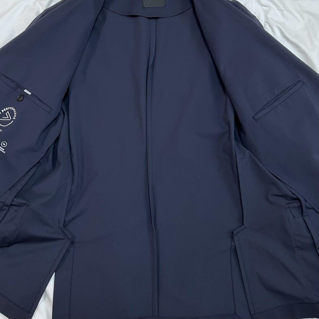 美品 HUGO BOSS ヒューゴボス ストレッチ テーラードジャケット 52