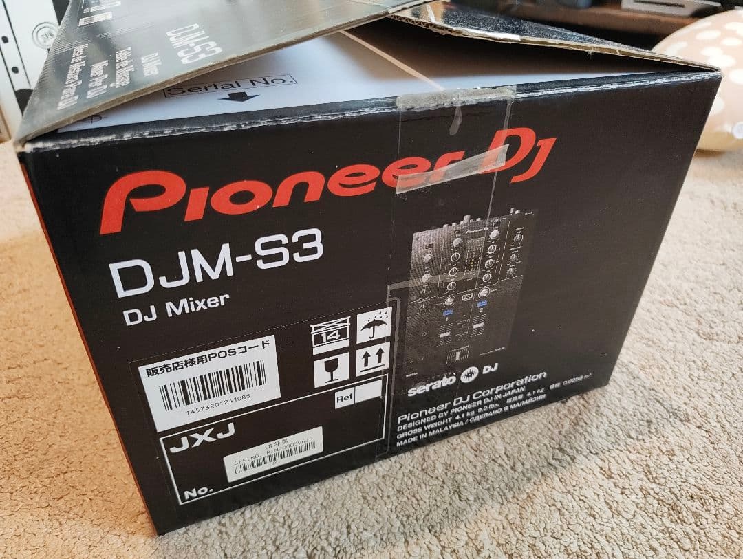 Pioneer DJミキサー DJM-S3 serato PCDJ対応