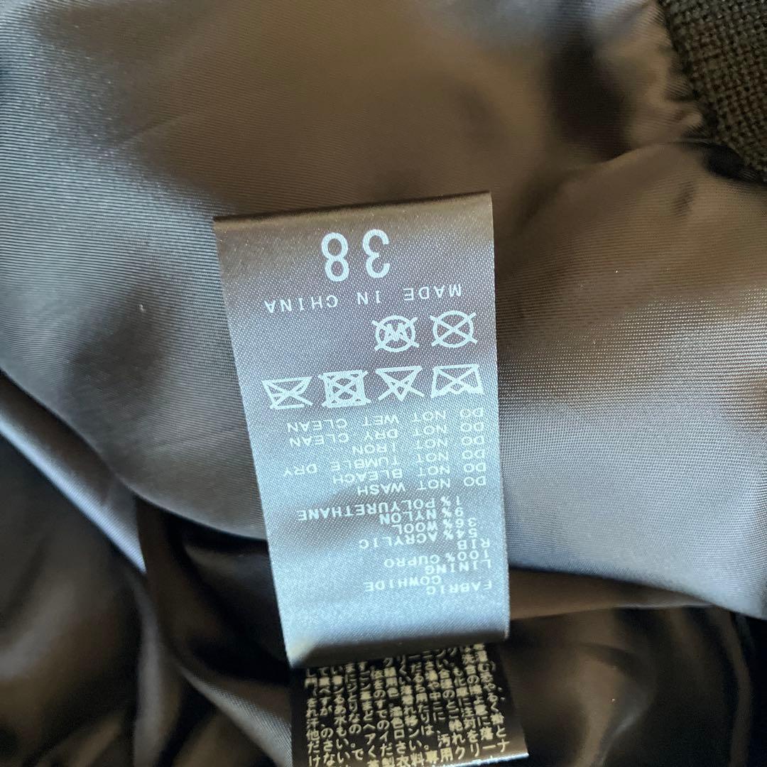 【新品タグ付き】Plage レザーブルゾン 黒　サイズ38