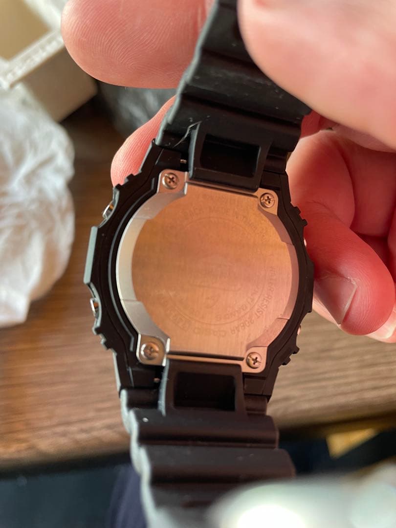 ラ*ー様 【ヨゴレオークション】G-SHOCK デジタル腕時計 ブラック 箱付き