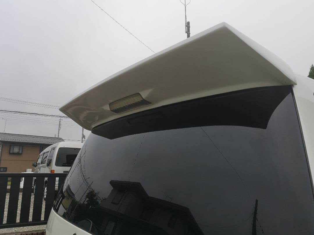 アルファード 10系 前期・後期 社外リアウイング GARAXハイマウント付き