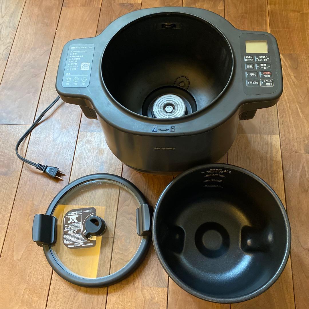 アイリスオーヤマ 自動調理器 シェフドラムDAC-IA2-H