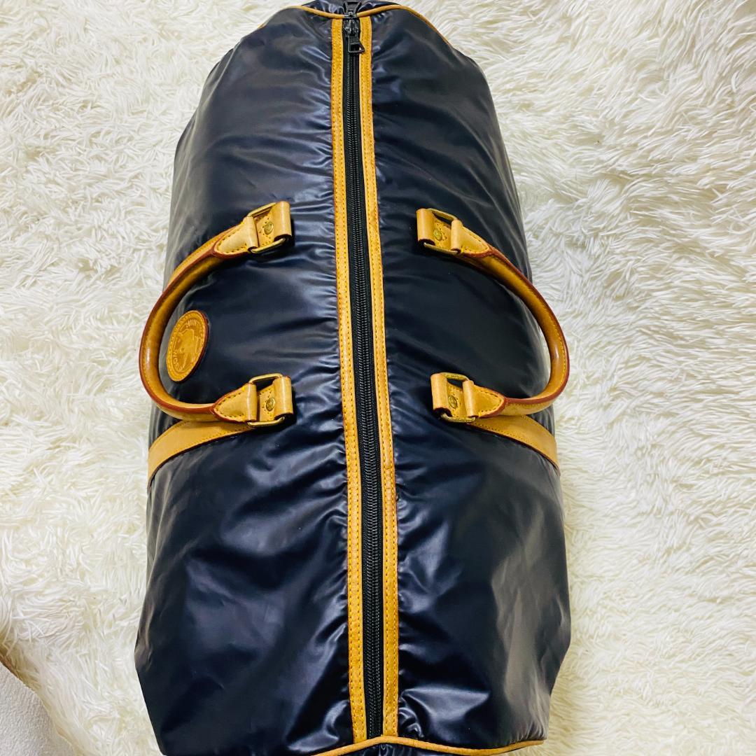 人気 ハンティングワールド 大容量 バチューサー ボストンバッグ ロゴ