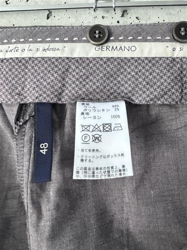 GERMANO ウールスラックス サイズ48