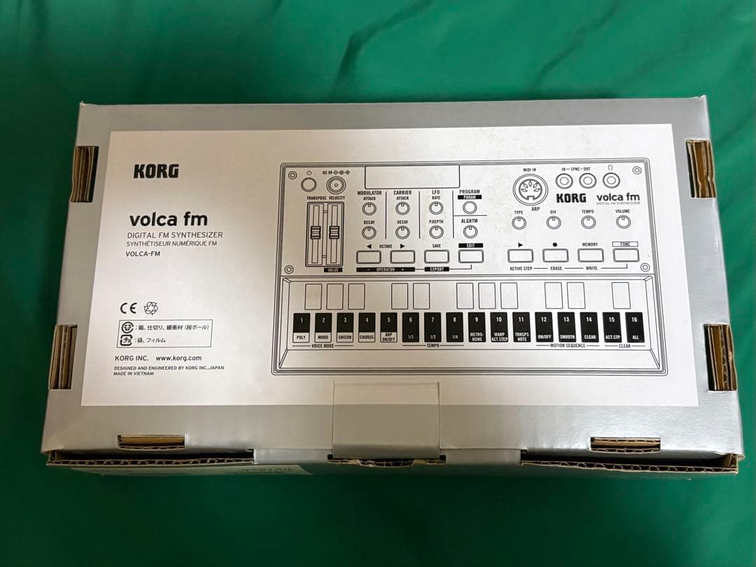 KORG volca fm 純正ACアダプターセット（動作確認済み）
