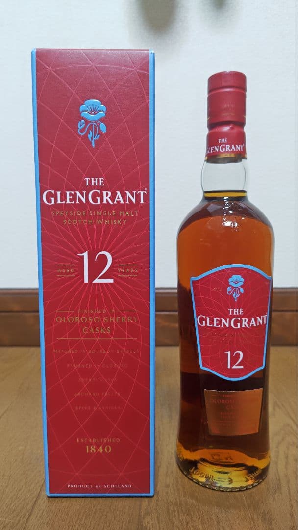 グレングラント12年オロロソシェリーカスク　カートン付き