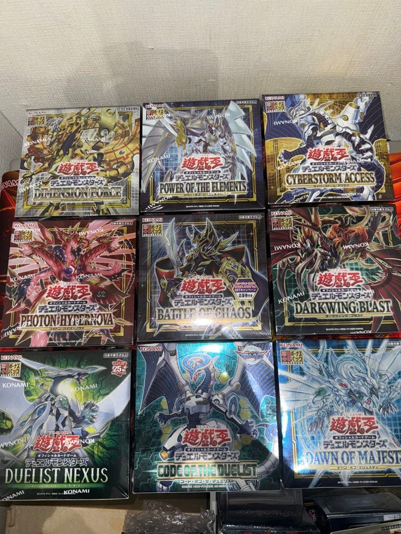k*e様 遊戯王　初回生産限定盤等　未開封BOX 9箱　シュリンク付き