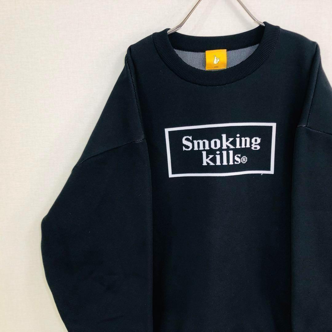 【大人気】エフアールツー スウェット サイズL　Smoking kills