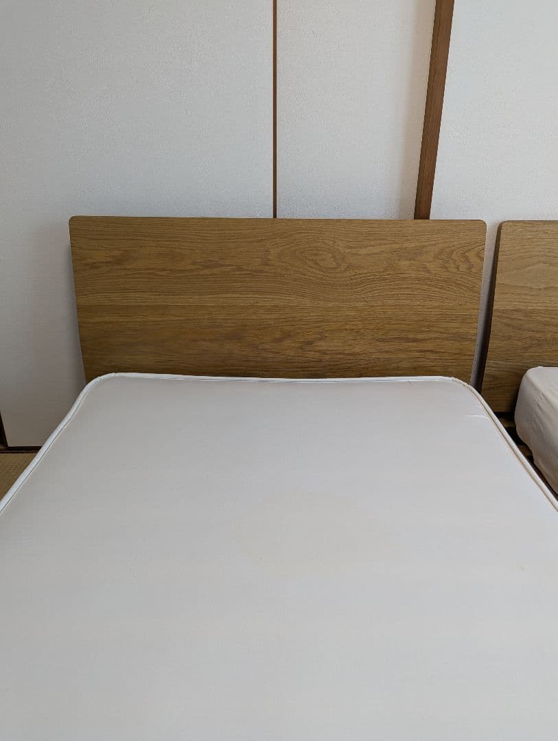 無印　ベッドフレーム　シングル　オーク