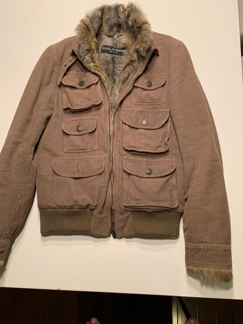 DOLCE&GABBANA ファーブルゾンsize46