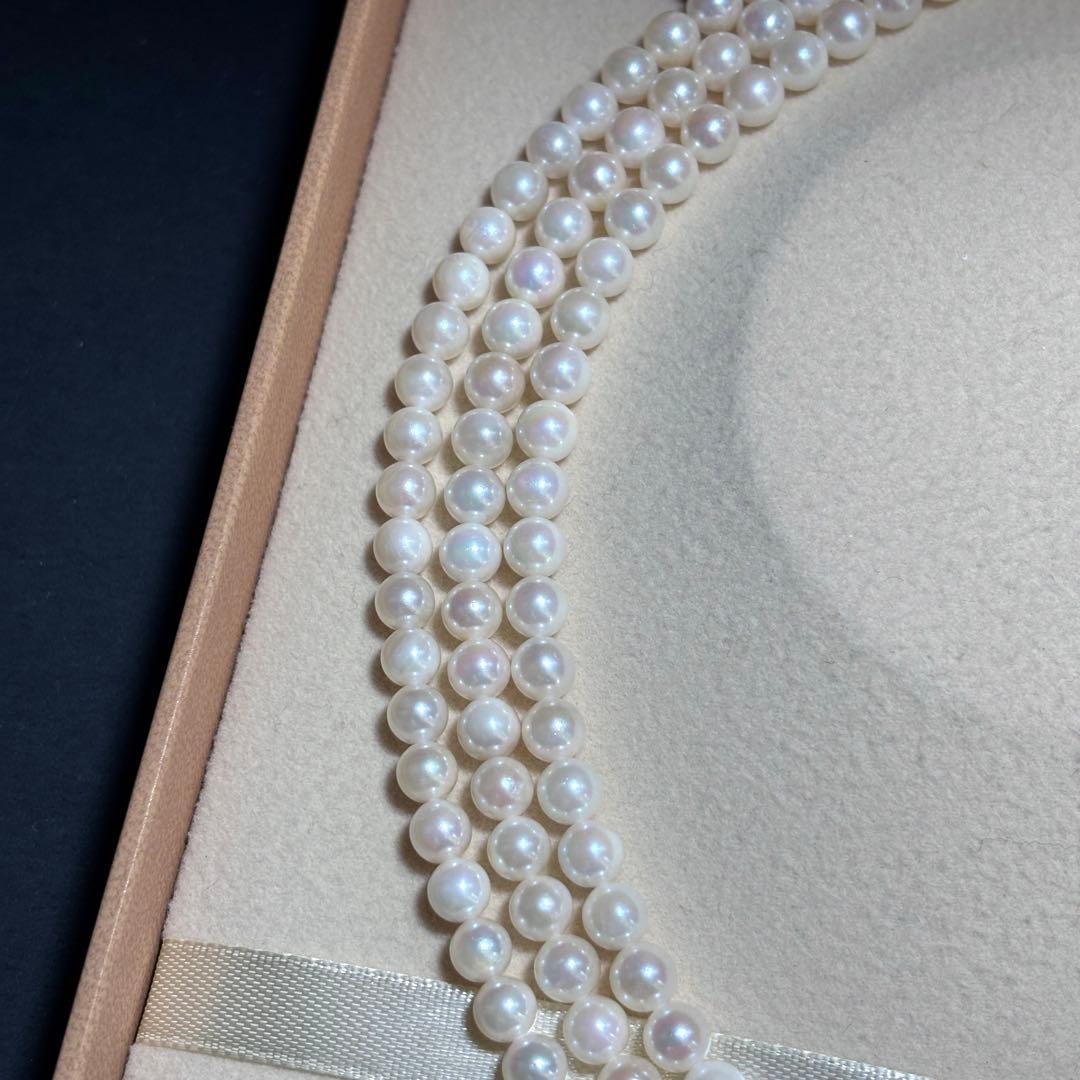 あこや真珠 ✨ロングネックレス 5.5-6.0mm 122cm 本真珠 パール