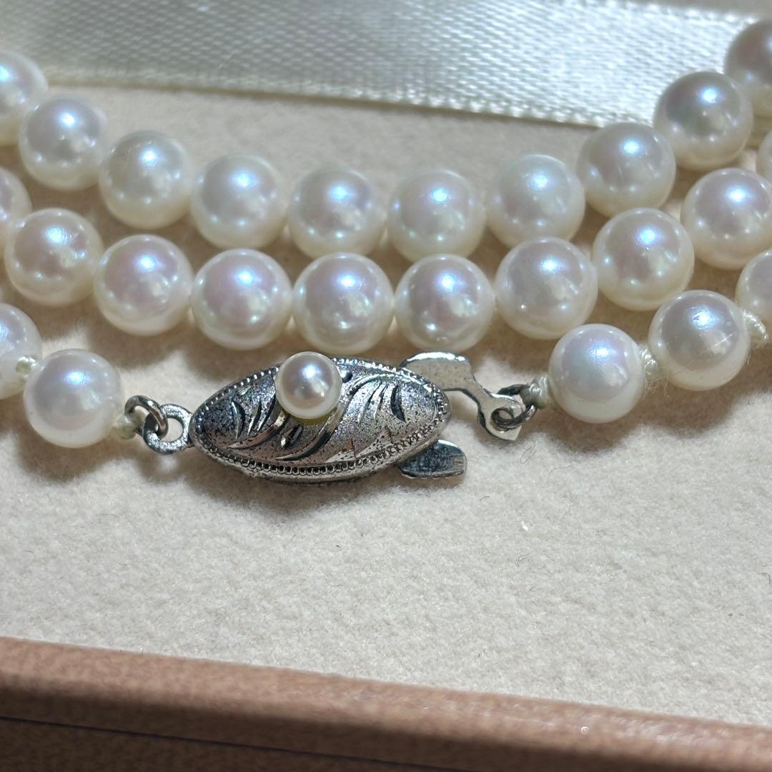 あこや真珠 ✨ロングネックレス 5.5-6.0mm 122cm 本真珠 パール