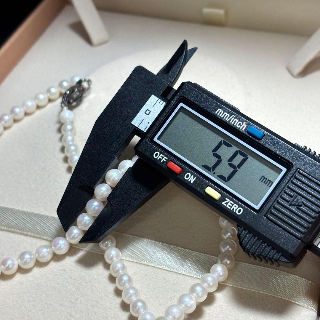 あこや真珠 ✨ロングネックレス 5.5-6.0mm 122cm 本真珠 パール